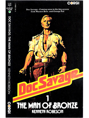 Doc Savage by Terence J Gilbert Gouache on Board