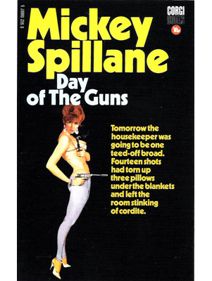 Mickey Spillane Illustration by Terence J Gilbert Gouache on Board