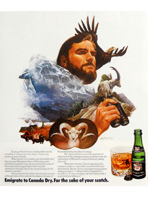 Tony Long Illustration by Terence J Gilbert Gouache on Board