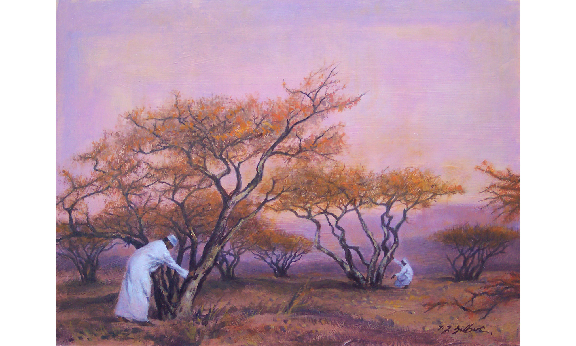  by Terence J Gilbert Oil on Board